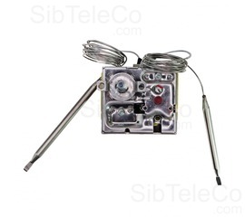 Термостат регулируемый STB-TR Н19, 16А/20A, 70/90°С, 970/940мм, два капилляра, трехфазный h22мм, 220V/380V, Купить sibteleco.com, Термостаты для водонагревателей