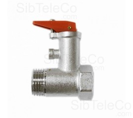 Клапан предохранительный 1/2" 6 бар, Купить sibteleco.com, Предохранительные клапаны