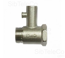 Клапан предохранительный 1/2" 8 бар, без курка, Купить sibteleco.com, Предохранительные клапаны
