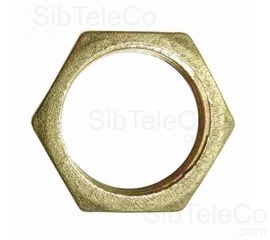 Контргайка Ду-32 RDT, G1 1/4", латунь, Купить sibteleco.com, Прокладки и фланцы для водонагревателей